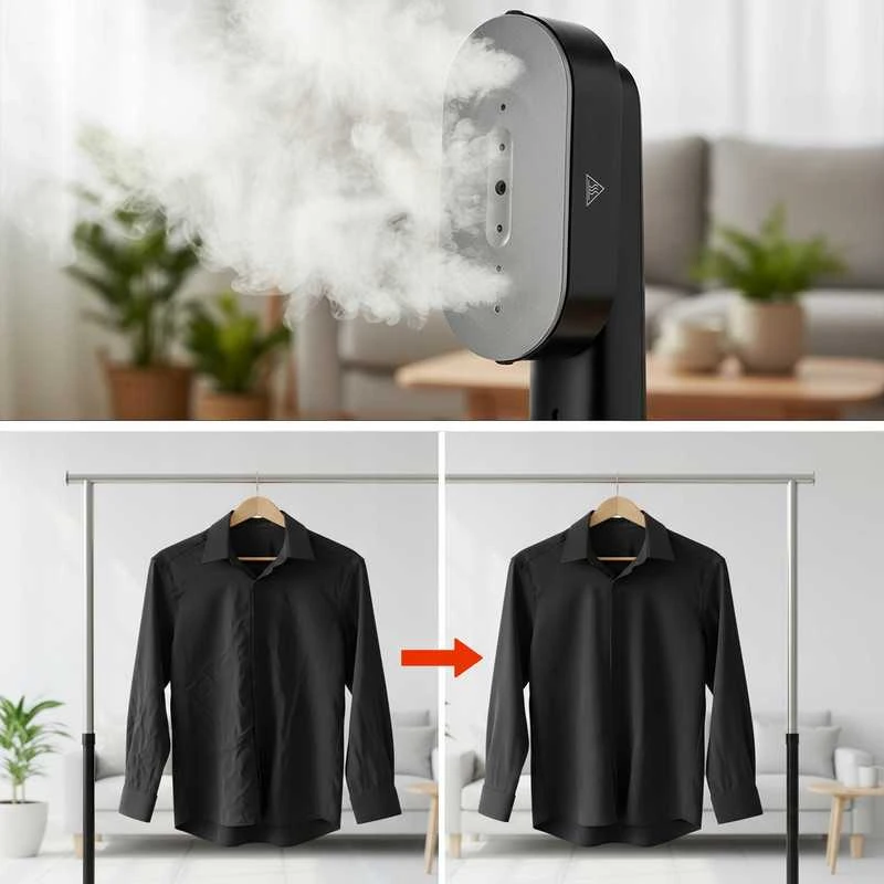 2in1 drabužių garintuvas ir sausas lygintuvas 1300W