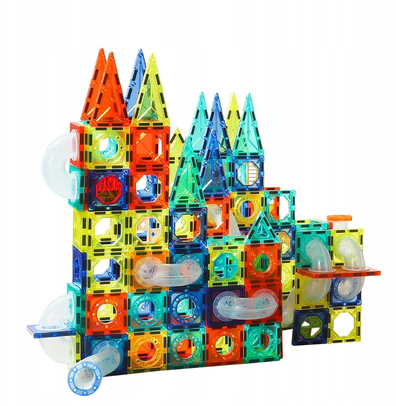 3D magnetinis katapultos konstruktorius vaikams, 132 dalys