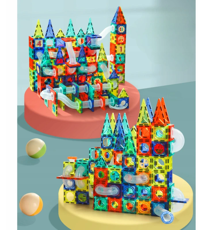 3D magnetinis katapultos konstruktorius vaikams, 132 dalys