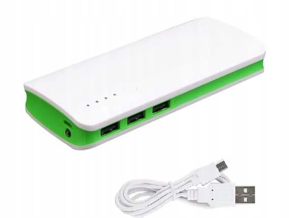 Aliuminis slim powerbankas 20000 mAh – lengvas, patikimas, su LED indikatoriais