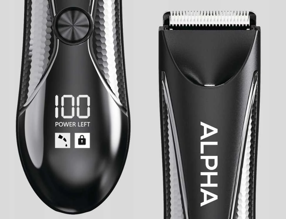 „Alpha“ intymios zonos skutimosi mašinėlė – saugus ir tikslus skutimas visiems plaukams.