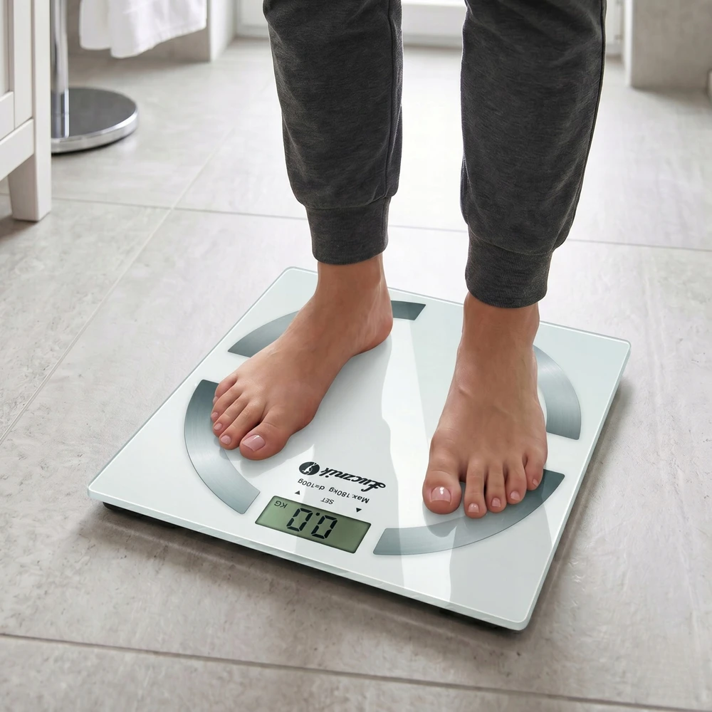 Analitinės vonios svarstyklės Łucznik, baltos, iki 180 kg