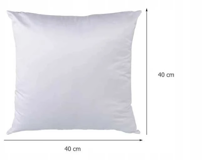 Antialerginė miego pagalvės užpildo įdėklas 40×40 cm, baltas, AMW
