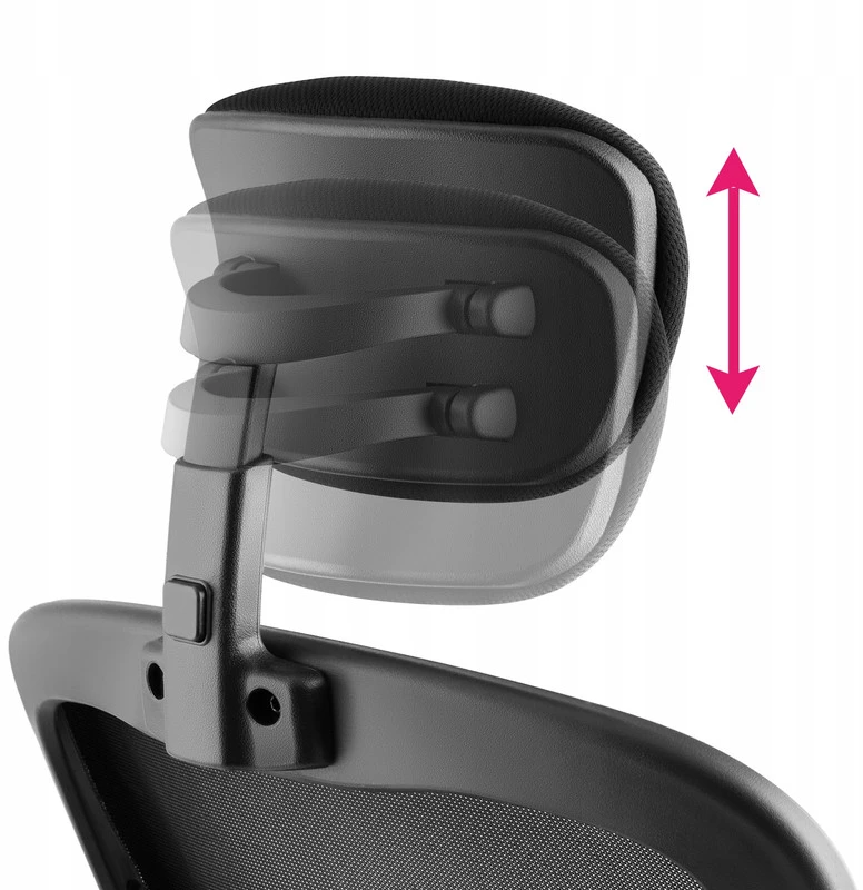 Arges ergonominė biuro kėdė su reguliuojama galvos atrama