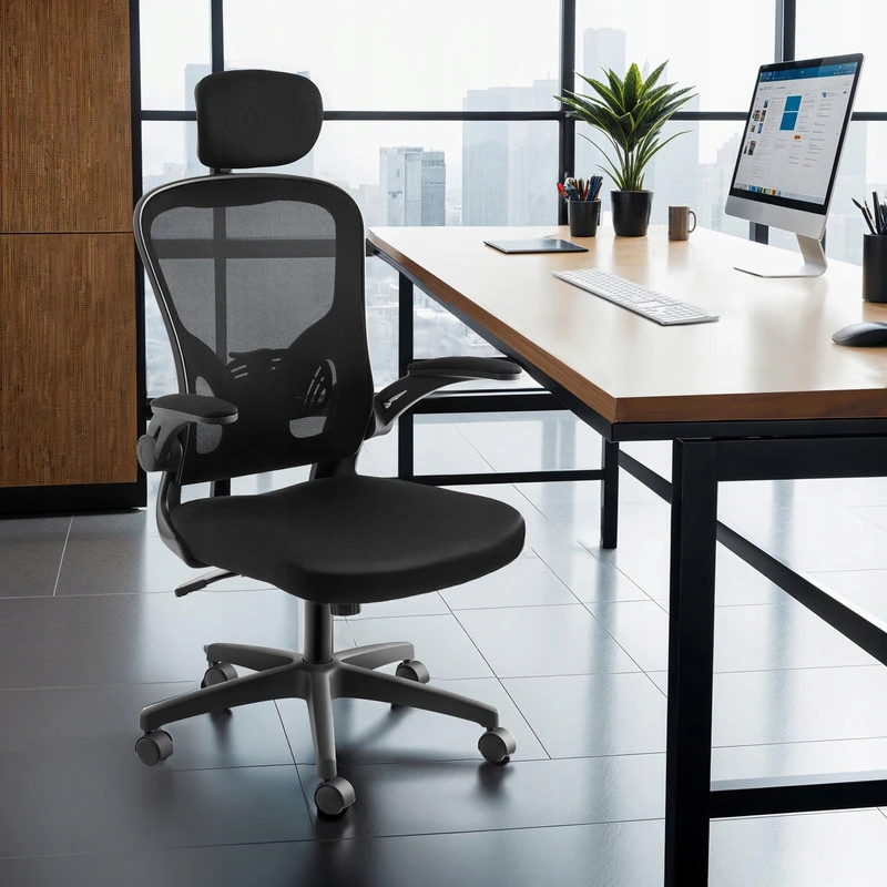 Arges ergonominė biuro kėdė su reguliuojama galvos atrama