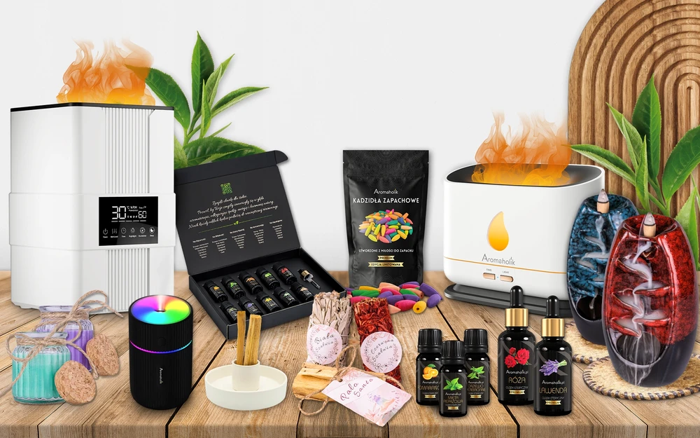 Drėkintuvas Aromaterapijos rinkinys Aromaholik, žiemos