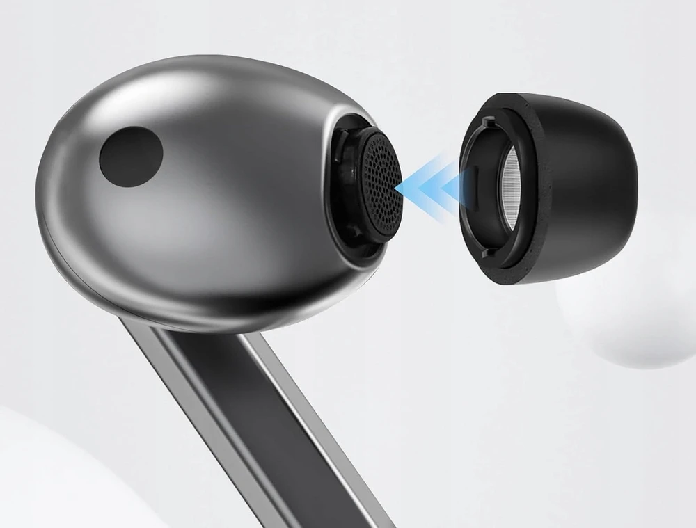 Ausinės MKF kQamil Atminties putų antgaliai Samsung Galaxy Buds 3 Pro, M, 2 vnt.