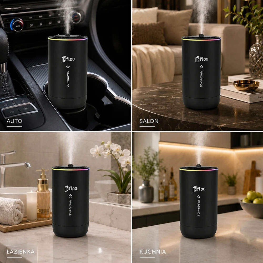 Drėkintuvas Automobilinis aromato difuzorius INFLOO
