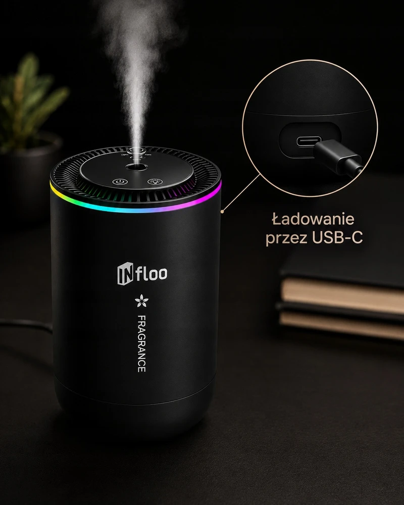 Drėkintuvas Automobilinis aromato difuzorius INFLOO