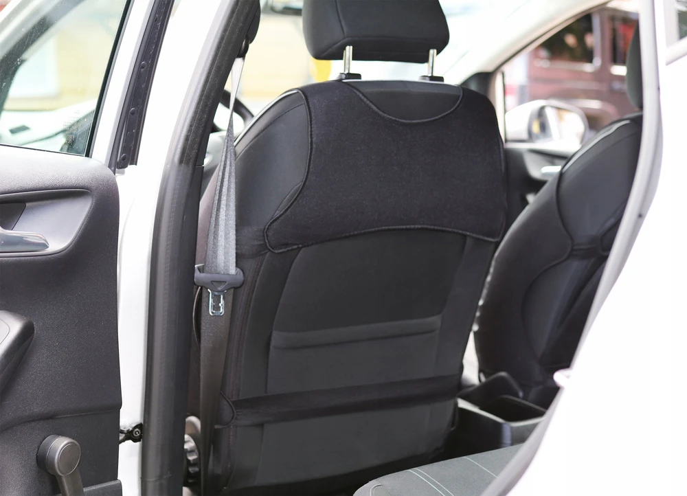 Automobilio sėdynės apsauginis kilimėlis Pok-Ter, juodas