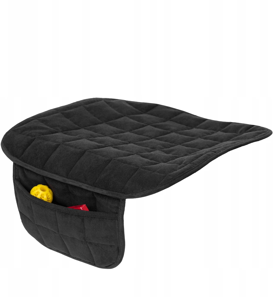 Automobilio sėdynės apsauginis kilimėlis PillowPrim, juodas