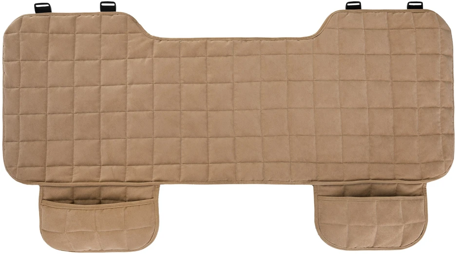 Automobilio sėdynės apsauginis kilimėlis PillowPrim, smėlio spalvos