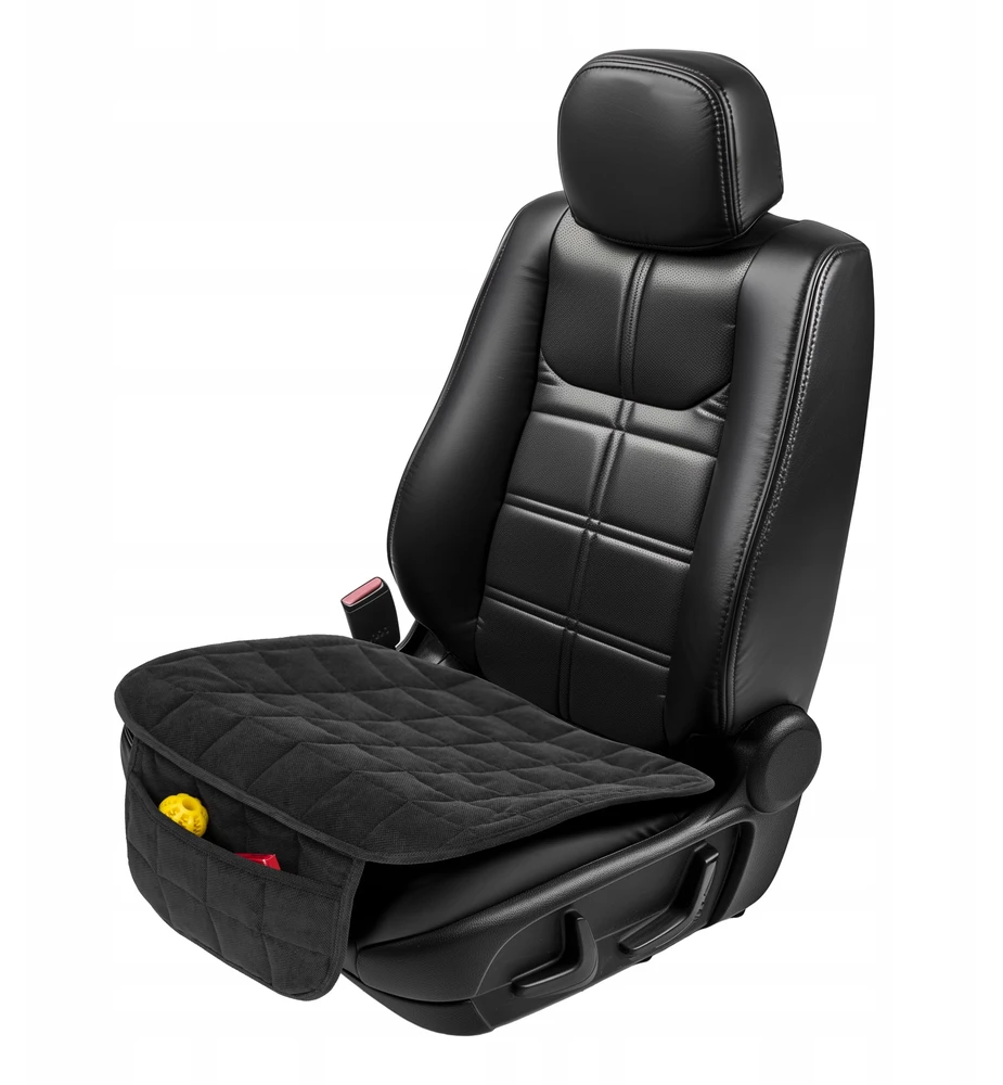Automobilio sėdynės apsauginis kilimėlis PillowPrim, juodas
