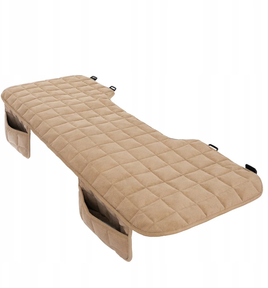 Automobilio sėdynės apsauginis kilimėlis PillowPrim, smėlio spalvos