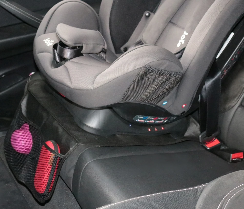 Automobilio sėdynės apsauginis kilimėlis Agmi, juodas