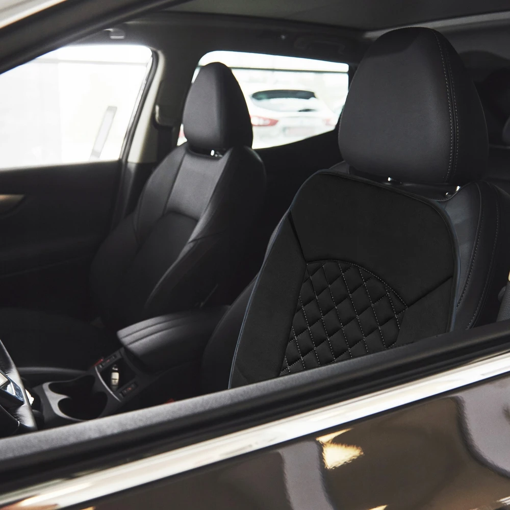 Automobilio sėdynės apsauginis kilimėlis Retoo, juodas