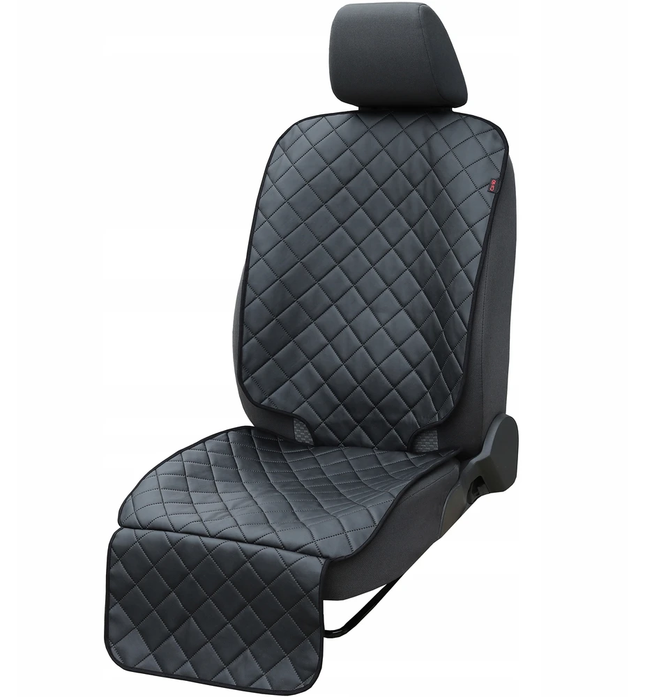Automobilio sėdynės apsauginis kilimėlis Pok-Ter, juodas