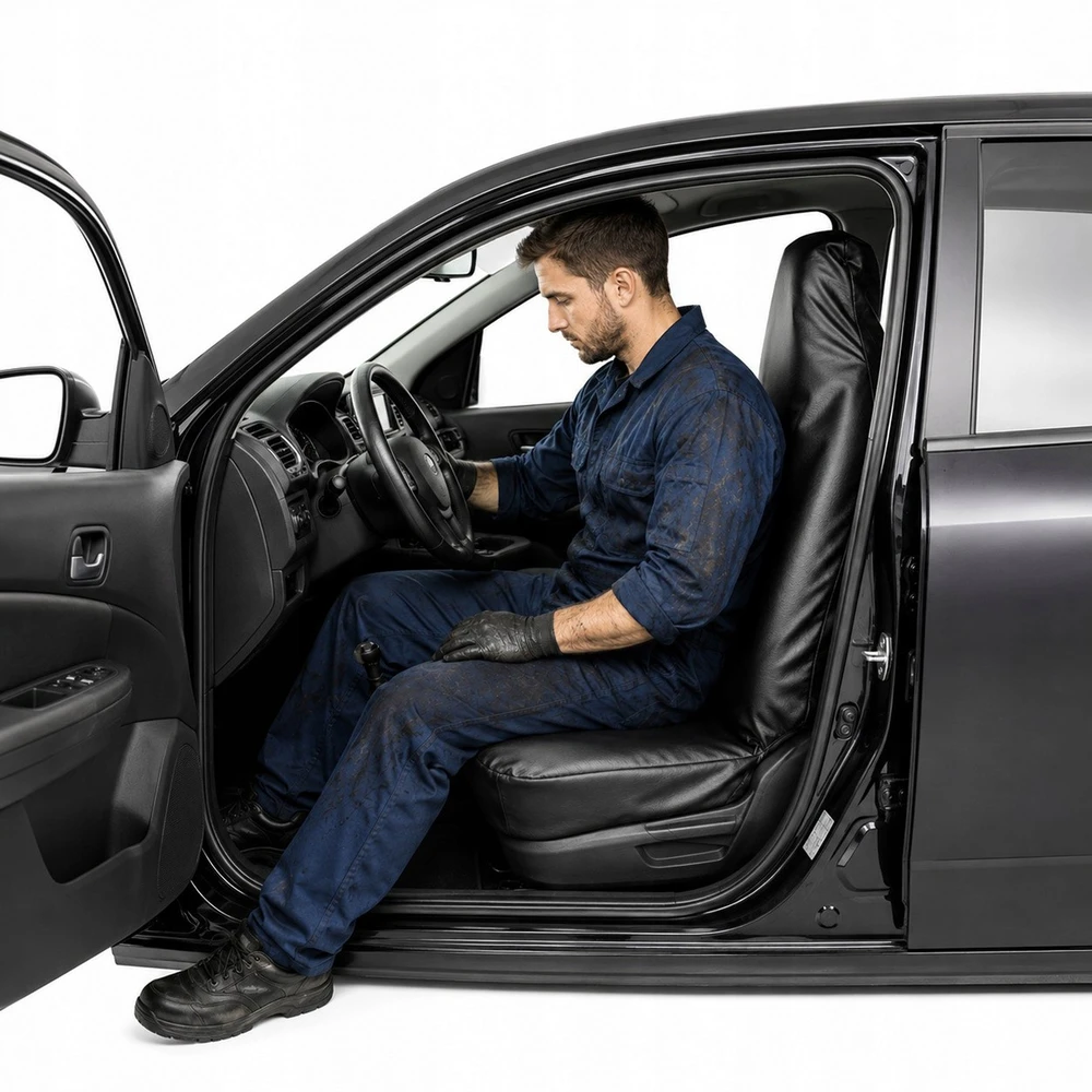 Automobilio sėdynės apsauginis užtiesalas Multi-Experts, 1 vnt., juodas