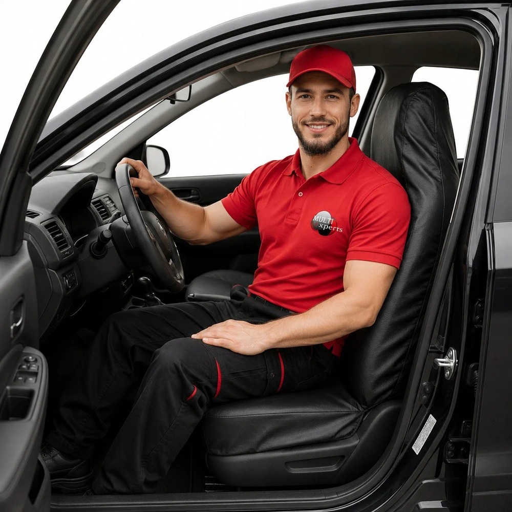 Automobilio sėdynės apsauginis užtiesalas Multi-Experts, 1 vnt., juodas