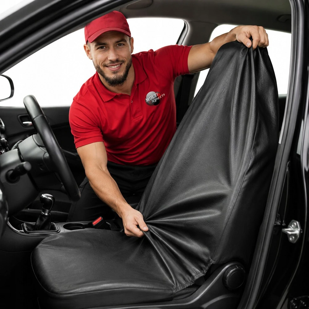 Automobilio sėdynės apsauginis užtiesalas Multi-Experts, 1 vnt., juodas
