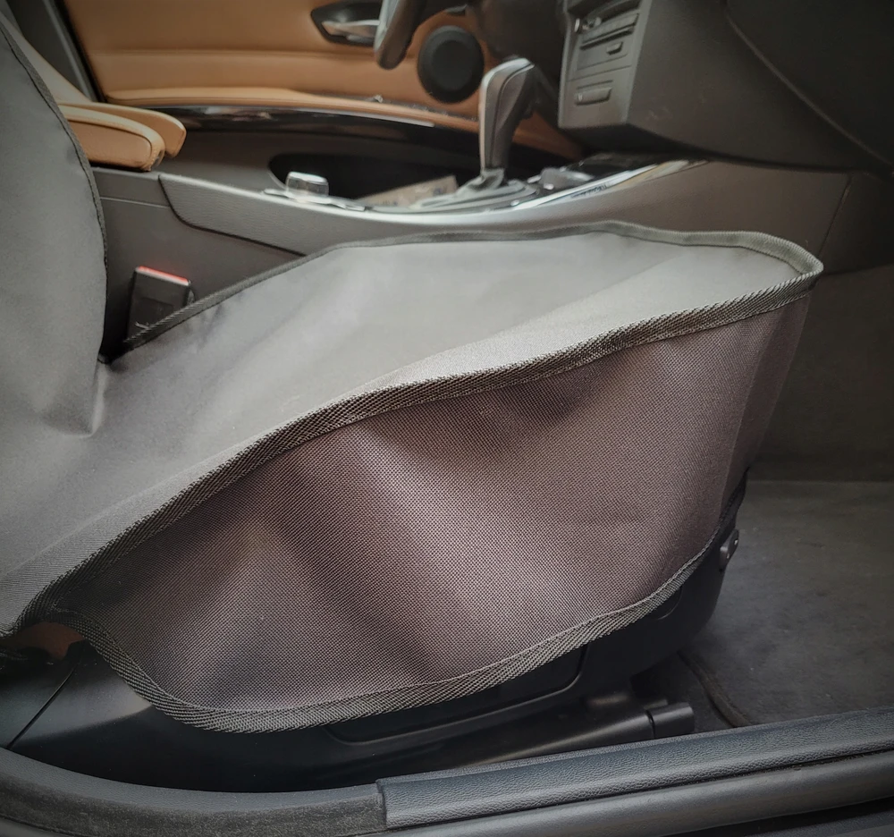 Automobilio sėdynės apsauginis užtiesalas Due, juodas