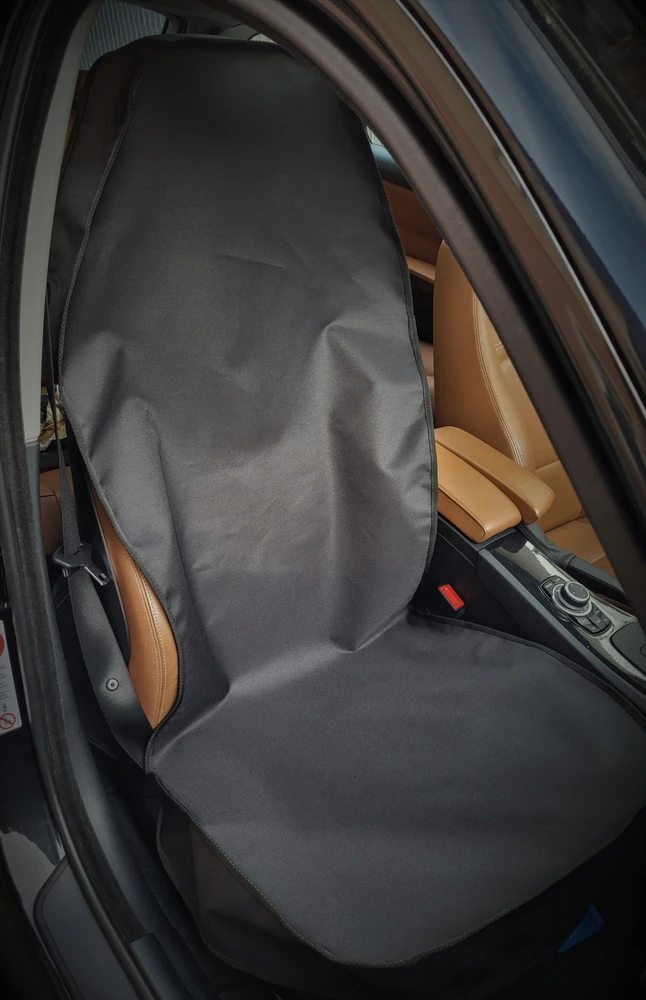 Automobilio sėdynės apsauginis užtiesalas Due, juodas