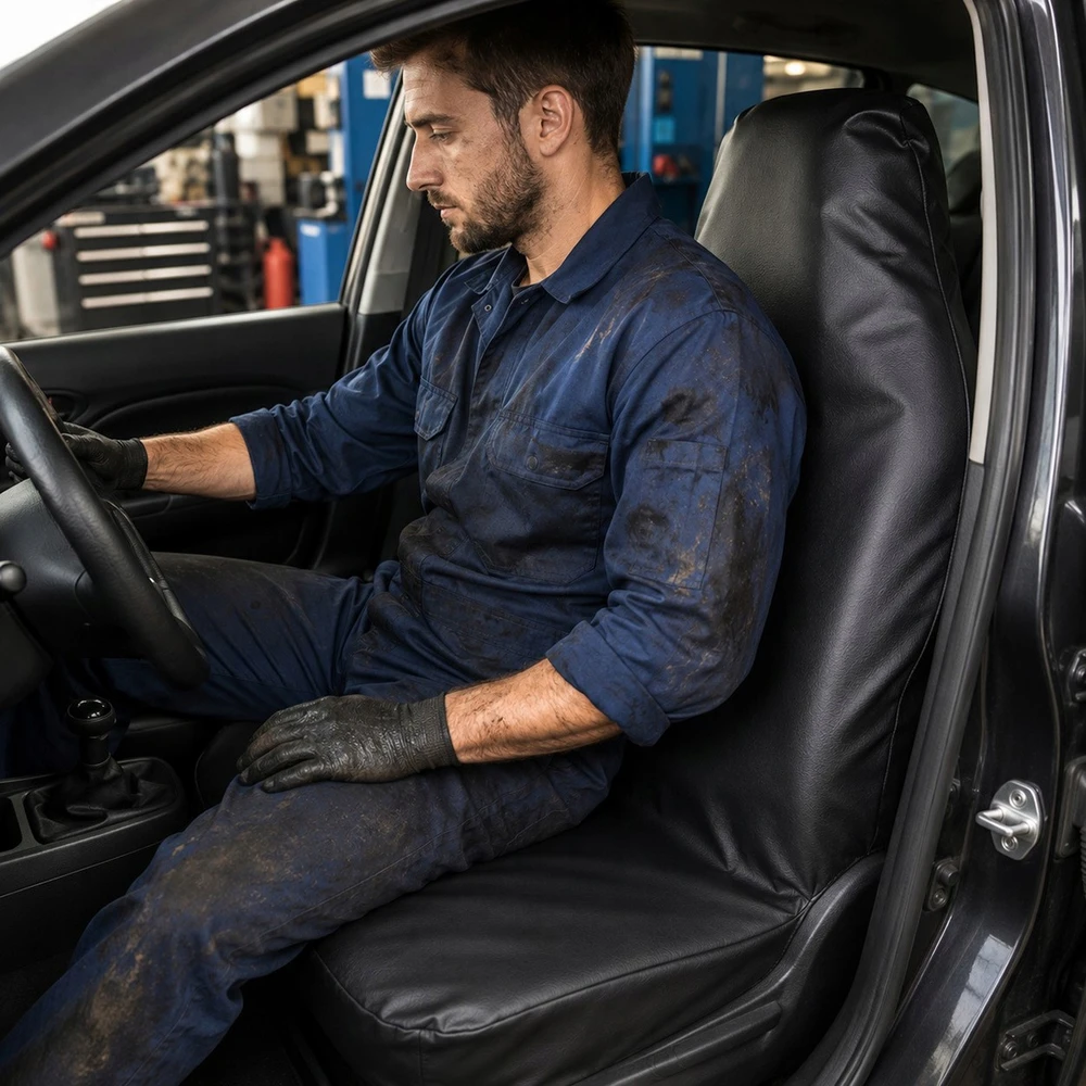 Automobilio sėdynės apsauginis užtiesalas Multi-Experts, 1 vnt., juodas