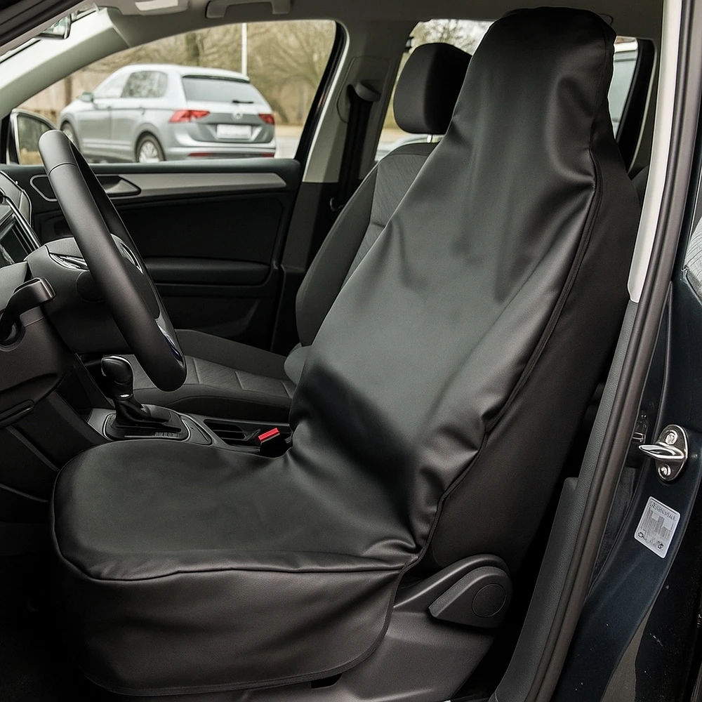 Automobilio sėdynės apsauginis užvalkalas TBcars, juodas