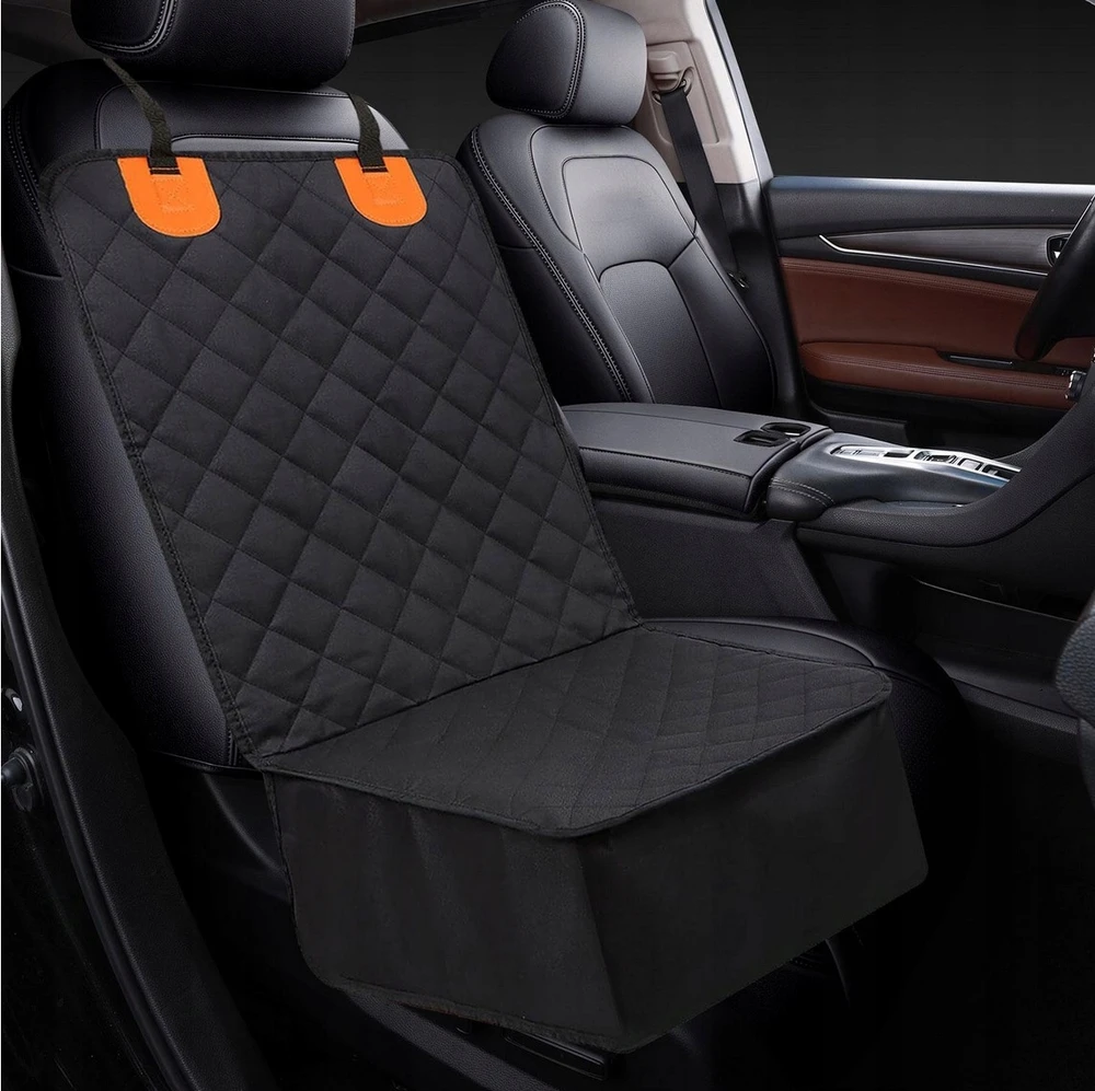 Automobilio sėdynės apsaugos kilimėlis, juodas