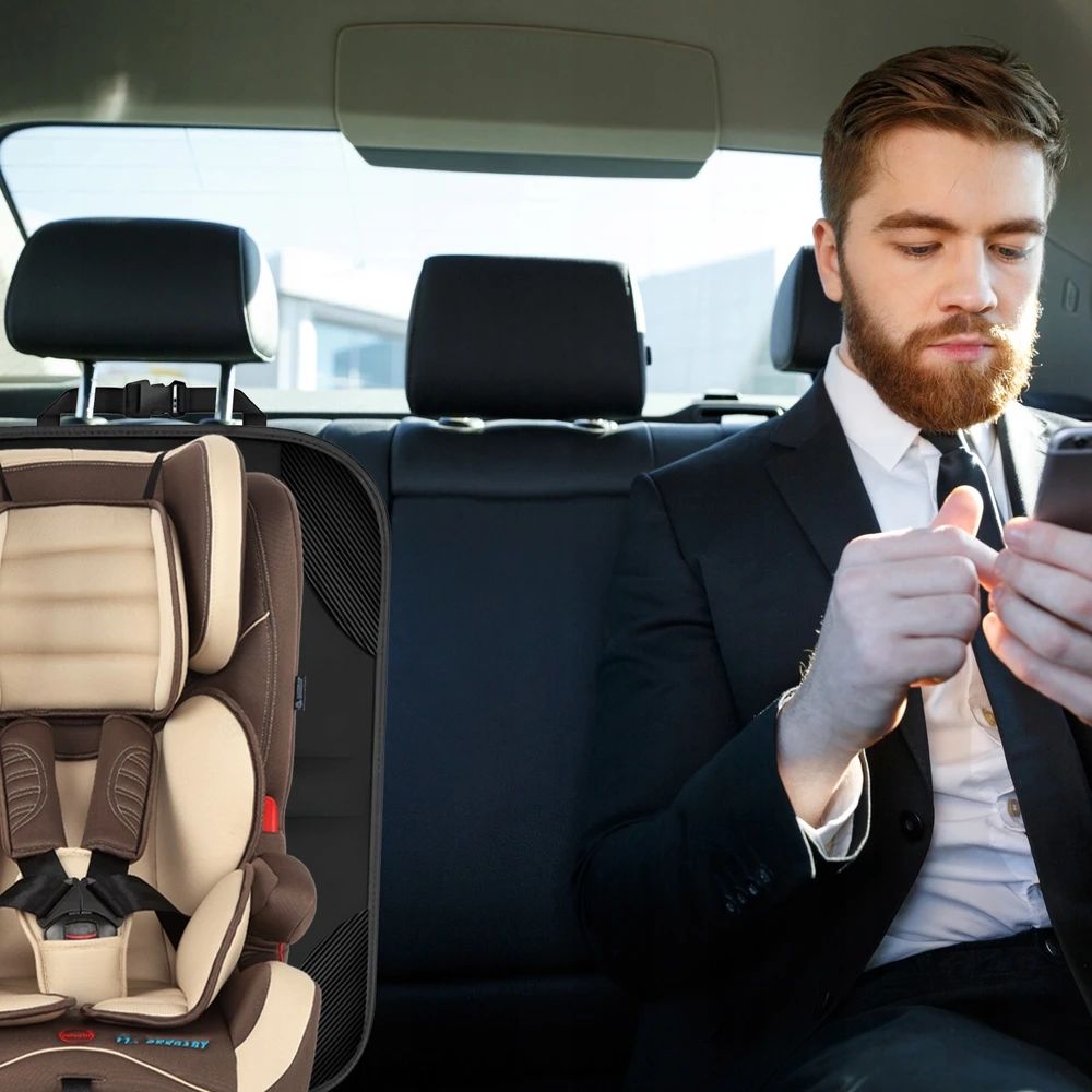 Automobilio sėdynės apsaugos kilimėlis Retoo, juodas
