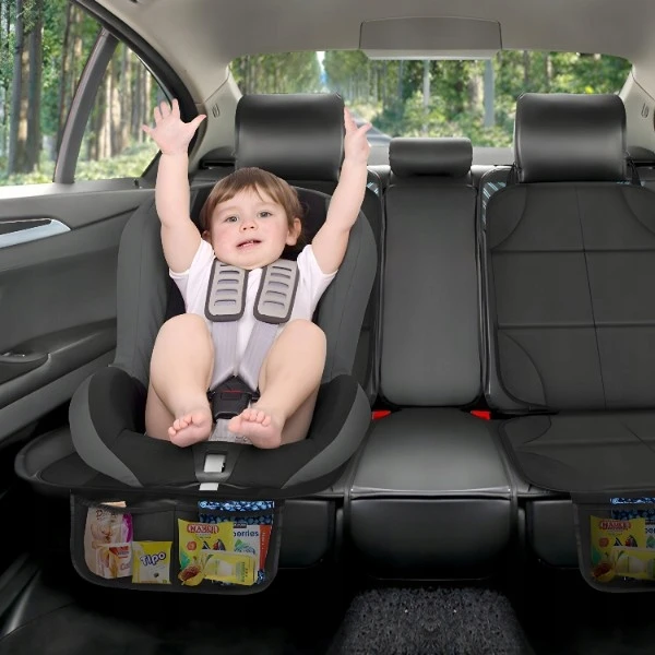 Automobilio sėdynės apsaugos kilimėlis Retoo, juodas