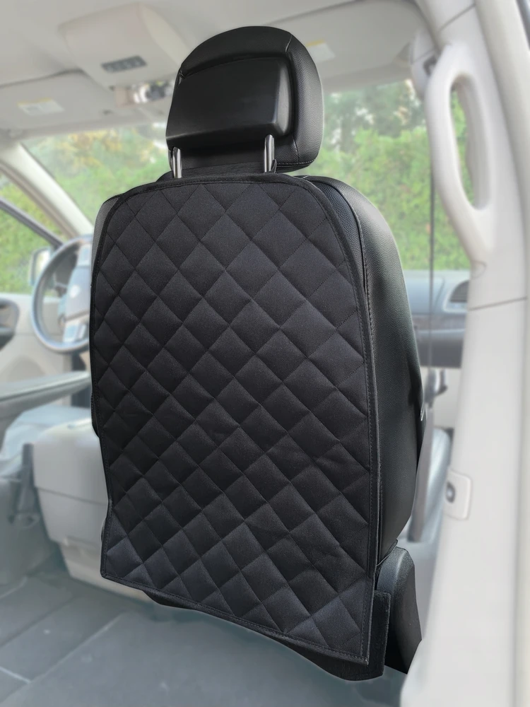 Automobilio sėdynės atlošo apsauga, juoda