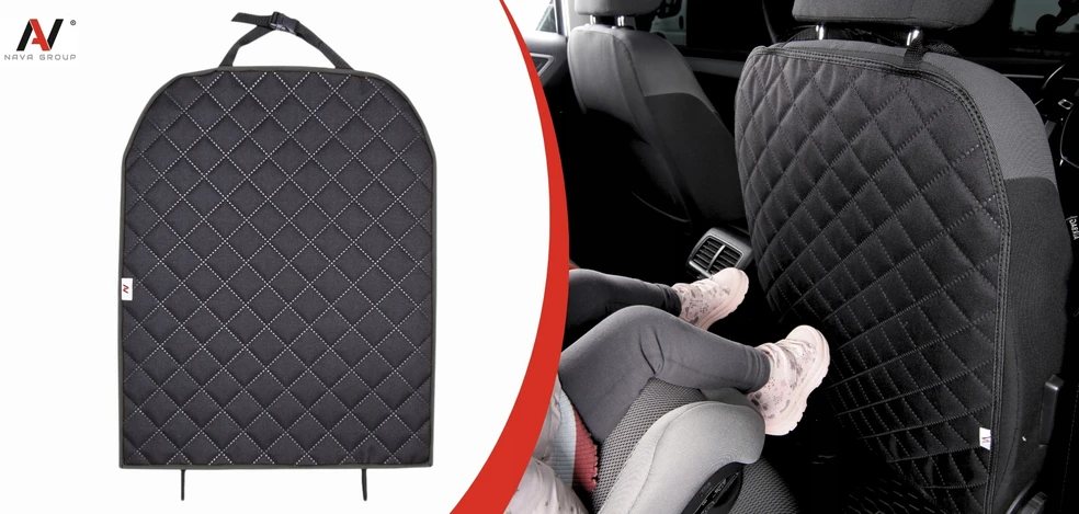Automobilio sėdynės atlošo apsauga Nava Group, 50 × 68 cm
