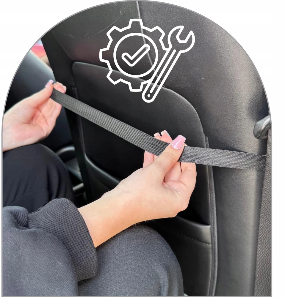 Automobilio sėdynės kilimėlis Carcommerce, juodas