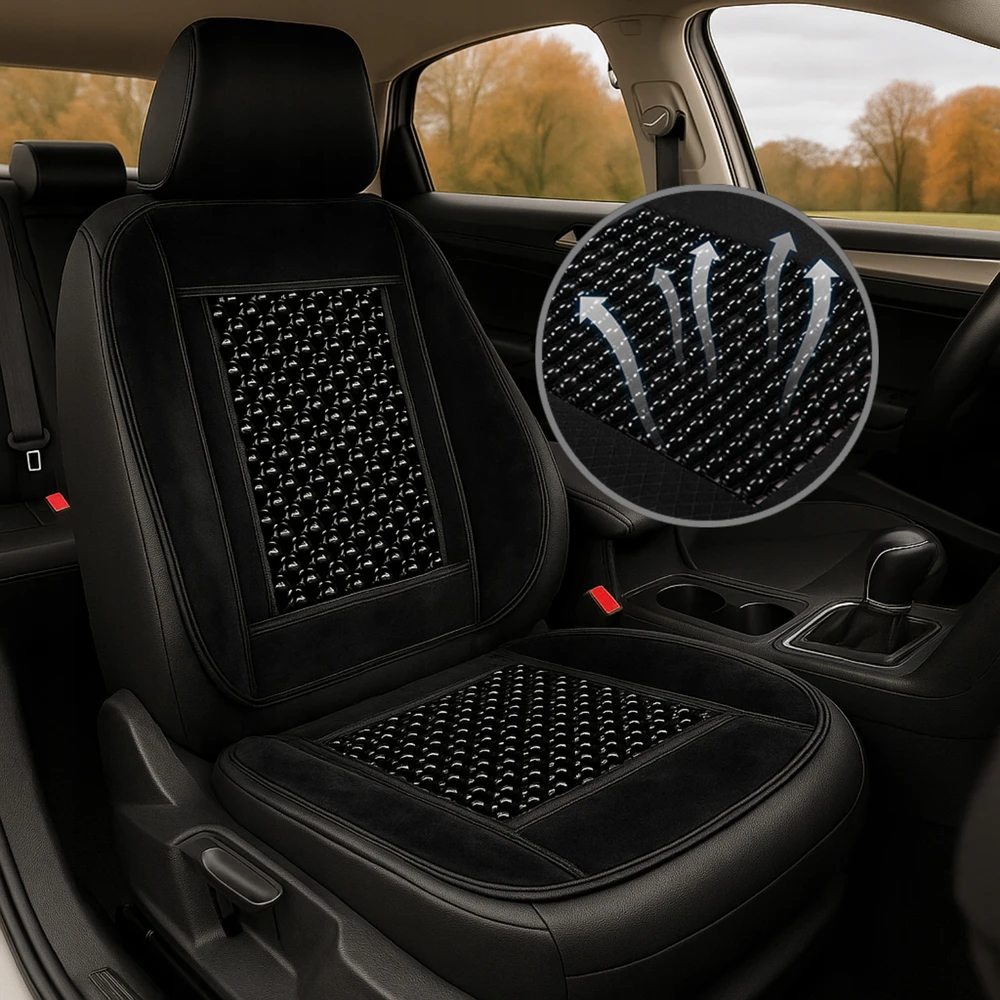 Automobilio sėdynės kilimėlis Carcommerce, juodas