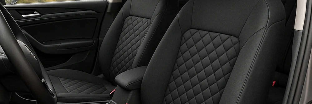 Automobilio sėdynės užvalkalas Carcommerce, juodas