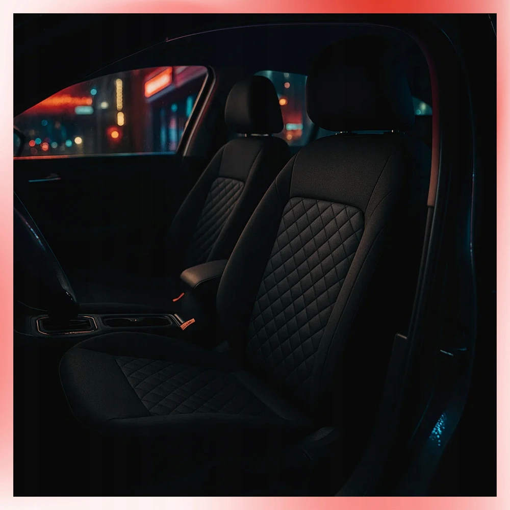 Automobilio sėdynės užvalkalas Carcommerce, juodas