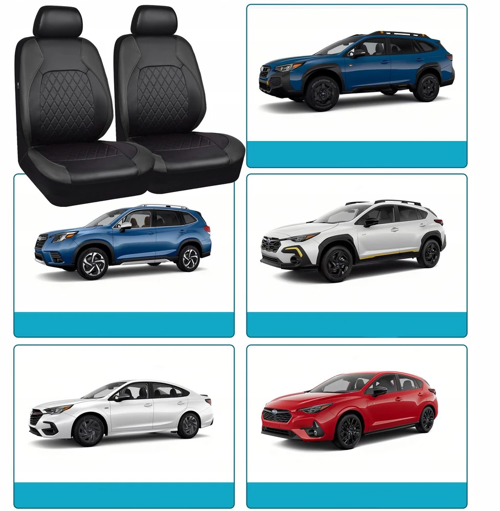 Automobilių sėdynių užvalkalai, 2 vnt., juodi