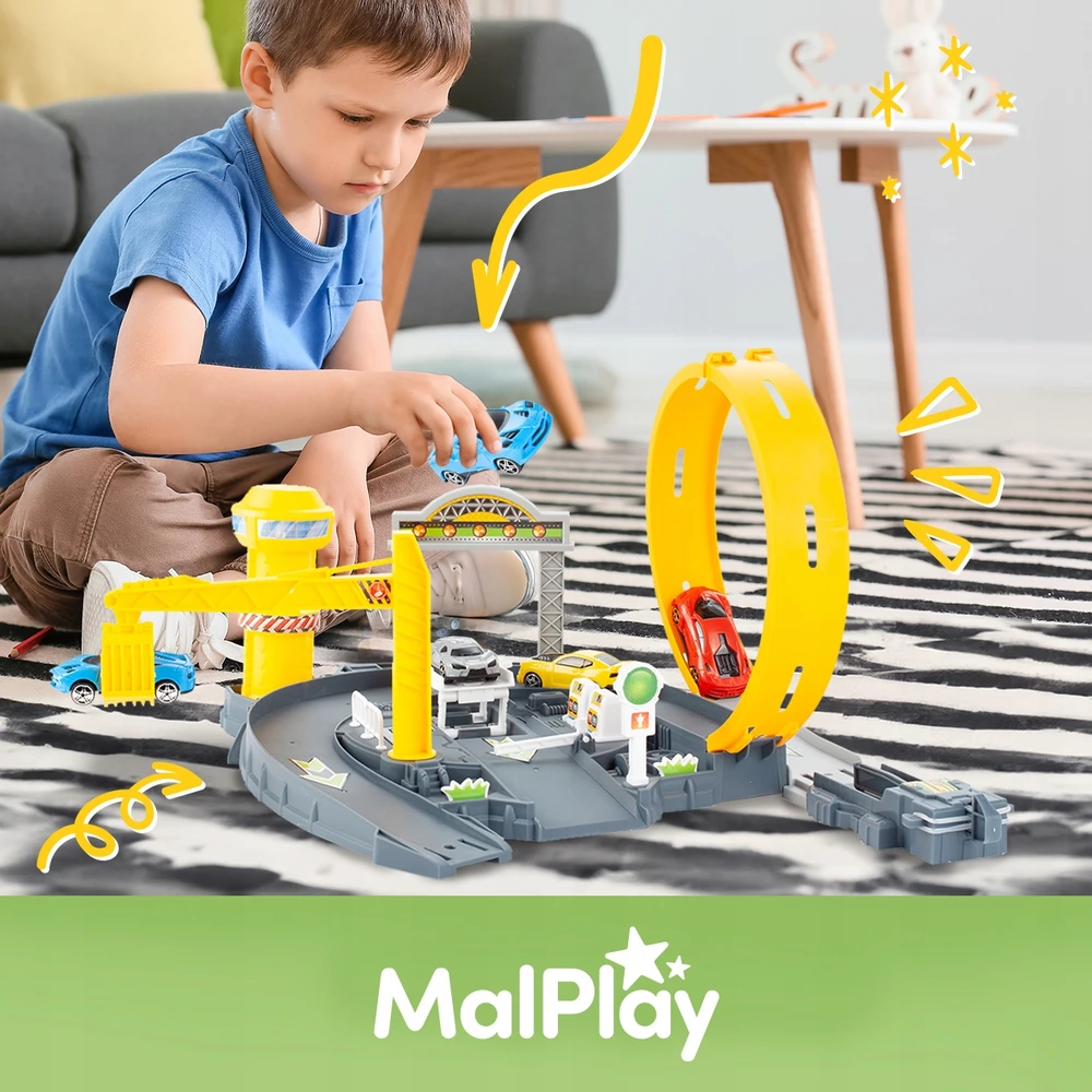 Automobilių trasa MalPlay, 4 automobiliai