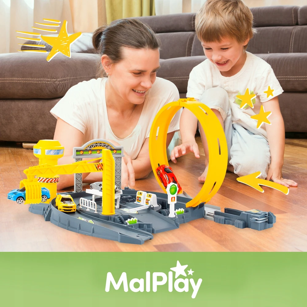 Automobilių trasa MalPlay, 4 automobiliai