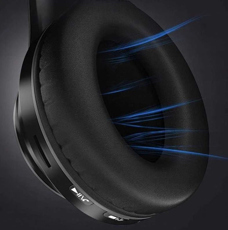 B39 belaidės ausinės su mikrofonu, Bluetooth, RGB apšvietimas