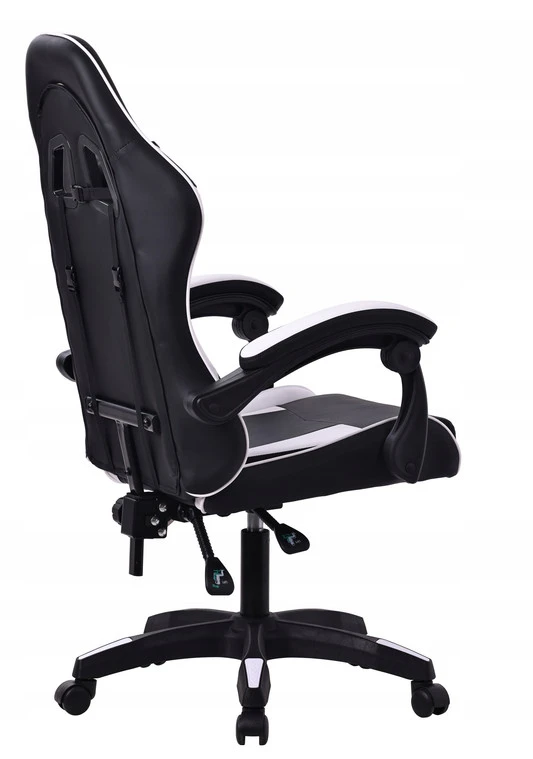 Balta ergonominė žaidimų kėdė DRAGO
