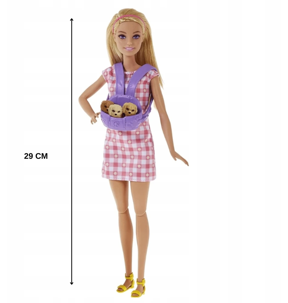 Barbie lėlė su šuniukais