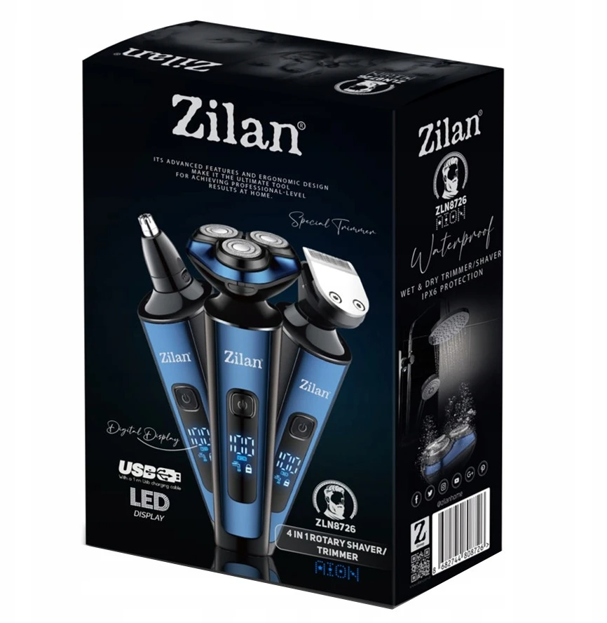 Barzdaskutė-trimeris Zilan Aion 3 viename