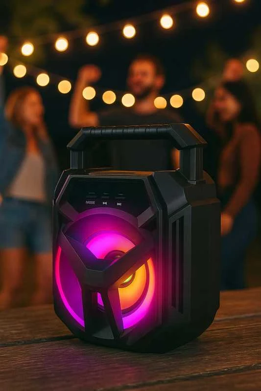 Belaidė „Bluetooth“ kolonėlė „Boombox“ 400 W su FM radiju
