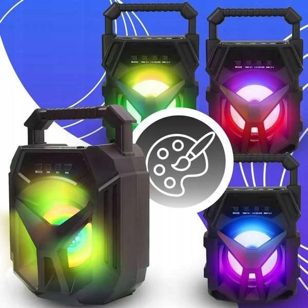 Belaidė „Bluetooth“ kolonėlė „Boombox“ 400 W su FM radiju