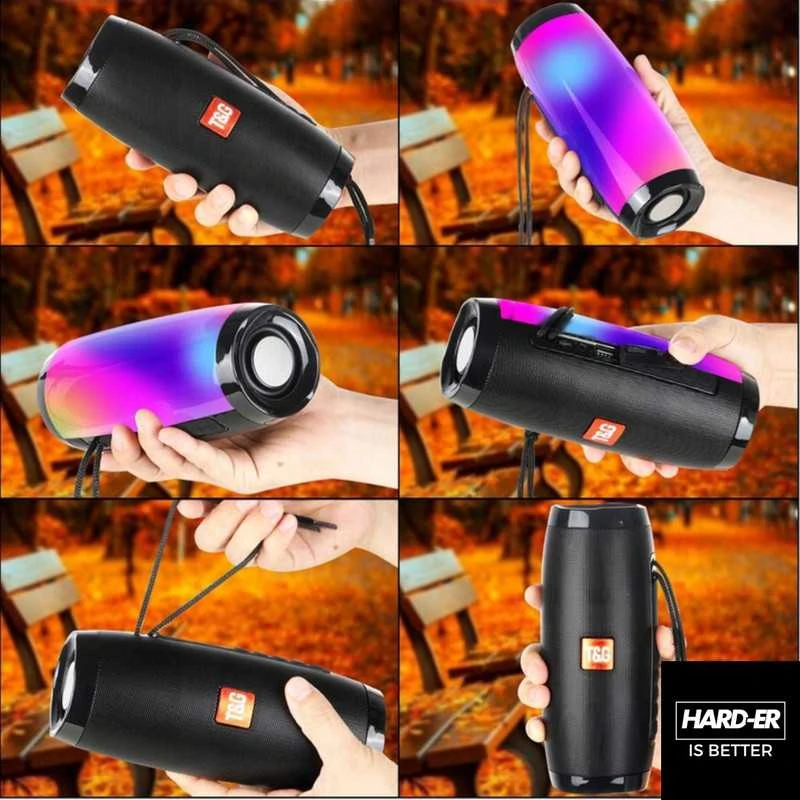 Belaidė „Bluetooth“ kolonėlė TG-157 su LED apšvietimu, boombox tipo