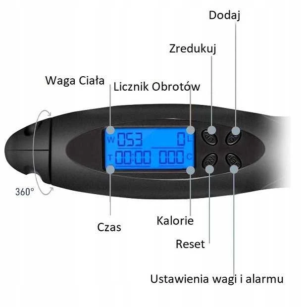 Belaidė šokdynė su elektroniniu skaitikliu – Profesionaliam fitnesui