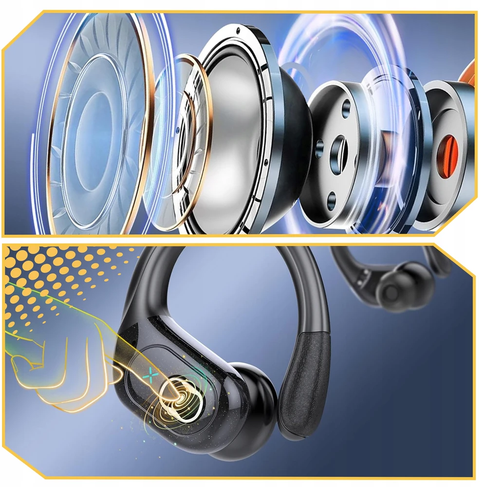 Belaidės ausinės Lewer HD65