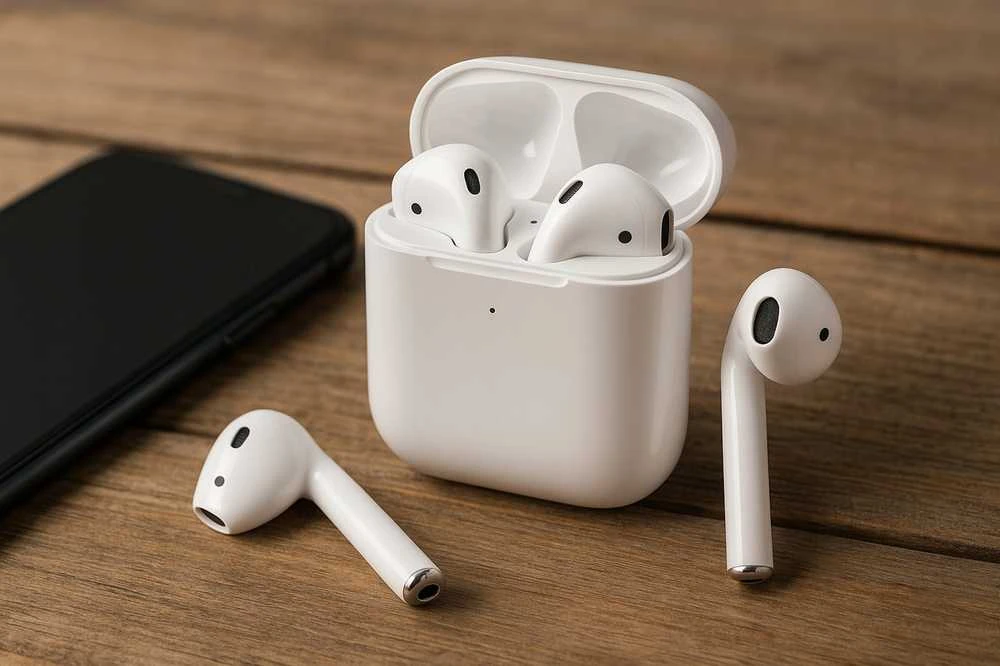 Belaidės ausinės LTC BT180 su „Powerbank“ įkrovimo dėklu